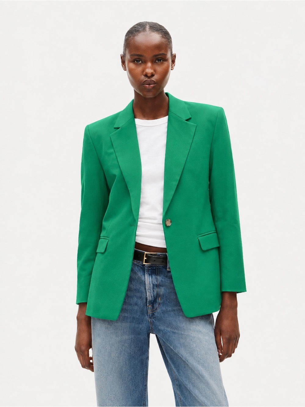J Crew Willa Emerald Green Italian Blazer